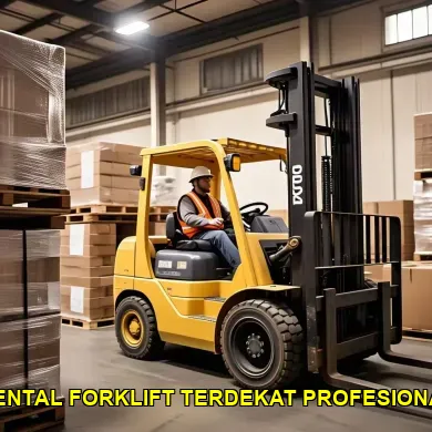 rental forklift terdekat profesional
